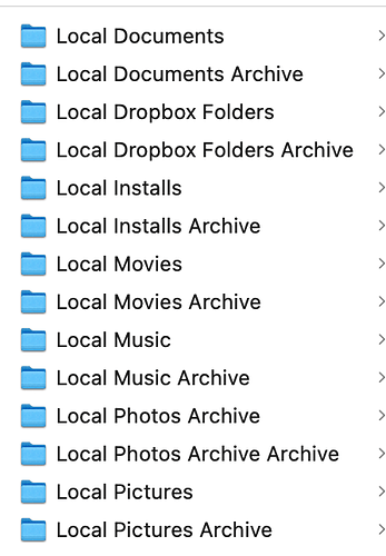 Folders Screenshot